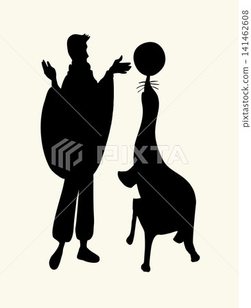 Vector drawing. Seal in circus Vector drawing. Seal in circus 141462608
