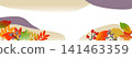 [Autumn] Banner illustration material inspired by autumn foliage 141463359