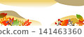 [Autumn] Banner illustration material inspired by autumn foliage 141463360