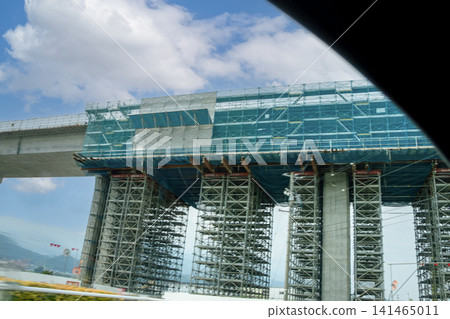 中央新幹線(磁浮列車)建設中的施工現場(長野縣下名郡高木村) 中央新幹線(磁浮列車)建設中的施工現場(長野縣下名郡高木村) 141465011