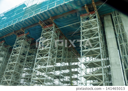 Construction scene of the Linear Chuo Shinkansen (Takagi Village, Shimoina District, Nagano Prefecture) under construction. Construction scene of the Linear Chuo Shinkansen (Takagi Village, Shimoina District, Nagano Prefecture) under construction. 141465013