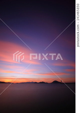 sunset on the beach. Seaside town of Turgutreis and spectacular sunsets. Selective Focus. Long Exposure shoot. tranquility scene. sunset on the beach. Seaside town of Turgutreis and spectacular sunsets. Selective Focus. Long Exposure shoot. tranquility scene. 141465850