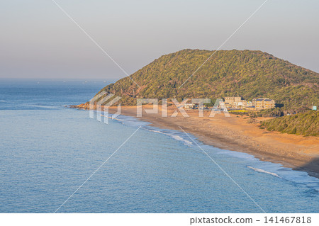 A view of Irago in Tahara City after sunrise (Aichi Prefecture) A view of Irago in Tahara City after sunrise (Aichi Prefecture) 141467818