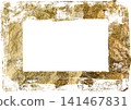 A3 Elegant gold textured border, distressed edges and transparent blackground A3 Elegant gold textured border, distressed edges and transparent blackground 141467831