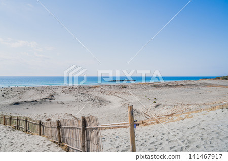 靜岡縣濱松市中田島沙丘的景色 靜岡縣濱松市中田島沙丘的景色 141467917