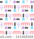 nail tools seamless pattern 141468368