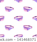 waist bag seamless pattern 141468371