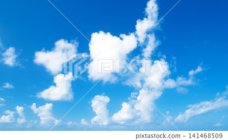 blue sky with clouds . sky landscape. nature background blue sky with clouds . sky landscape. nature background 141468509