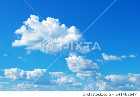 blue sky background with tiny clouds blue sky background with tiny clouds 141468647