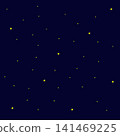 A wavy abstract pattern of multicolored lines and highlights on a dark blue background 141469225