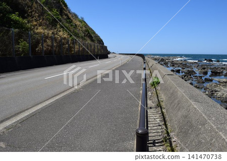 山形縣莊內市海岸道路 山形縣莊內市海岸道路 141470738