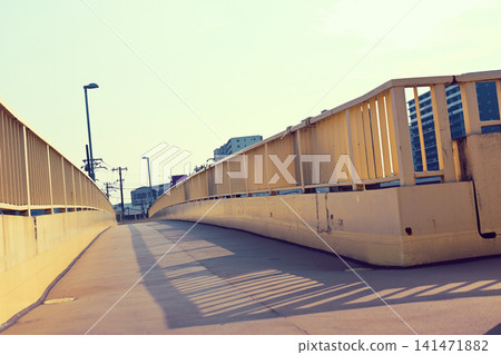 Crossroad footbridge 141471882