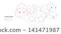 Geometry Abstract Hexagon Circuit Science Technology background 141471987