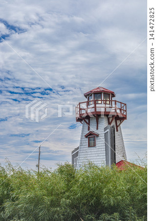Hecla Provincial Park Lighthouse Storm Clouds 141472825