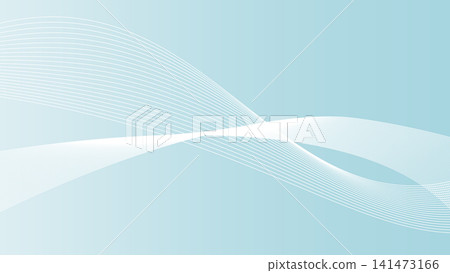 Abstract background illustration with light blue gradient and white waves. Abstract background illustration with light blue gradient and white waves. 141473166