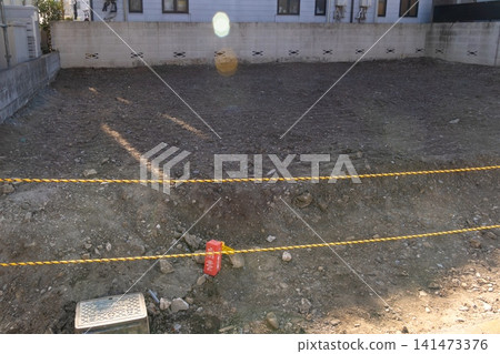 Residential land and infrastructure facilities before land sale (water meters, gate valves, gas pipes) Residential land and infrastructure facilities before land sale (water meters, gate valves, gas pipes) 141473376