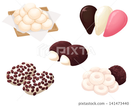 Set of 5 local specialty moon-viewing dumplings Set of 5 local specialty moon-viewing dumplings 141473440