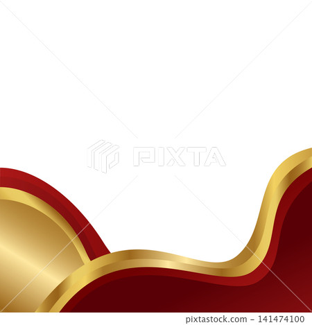 Background design template with abstract shapes. Wave abstract art background template 141474100