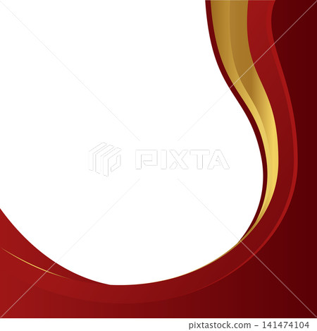 Background design template with abstract shapes. Wave abstract art background template 141474104