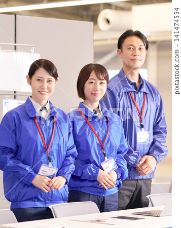 Event staff waiting at the venue reception Event staff waiting at the venue reception 141474554