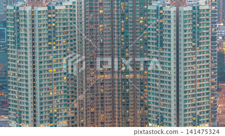 Hong Kong. July 26 2026 High rise residential apartments in Tseung Kwan O. Hong Kong. July 26 2026 High rise residential apartments in Tseung Kwan O. 141475324