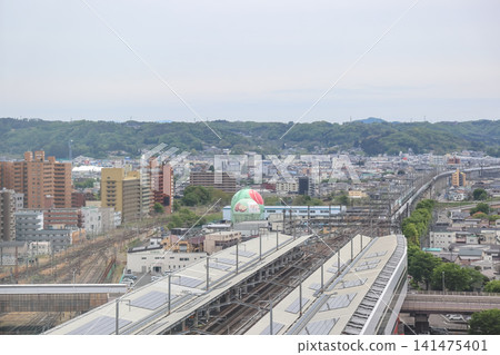 April 30 2026 Fukushima railway viaduct through dense urban neighborhood April 30 2026 Fukushima railway viaduct through dense urban neighborhood 141475401