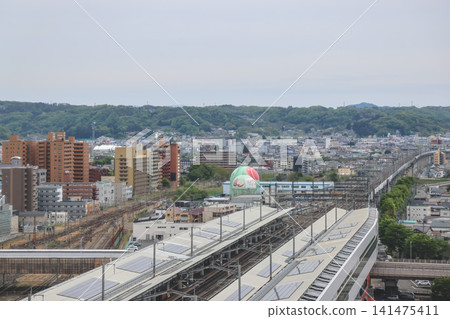 April 30 2026 Fukushima railway viaduct through dense urban neighborhood April 30 2026 Fukushima railway viaduct through dense urban neighborhood 141475411