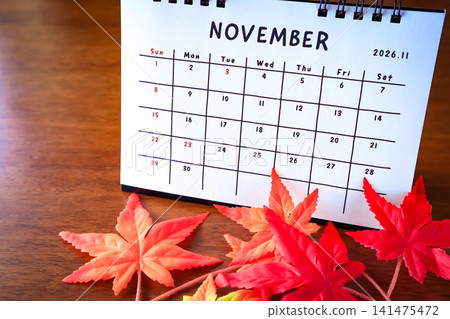 2026 Calendar (Autumn Leaves) 2026 Calendar (Autumn Leaves) 141475472