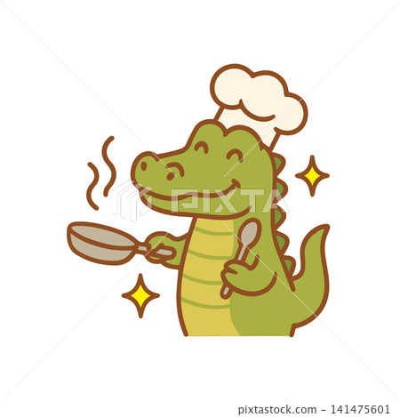 cooking crocodile cooking crocodile 141475601