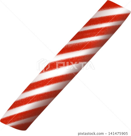 Christmas red straw clipart watercolor Christmas red straw clipart watercolor 141475905