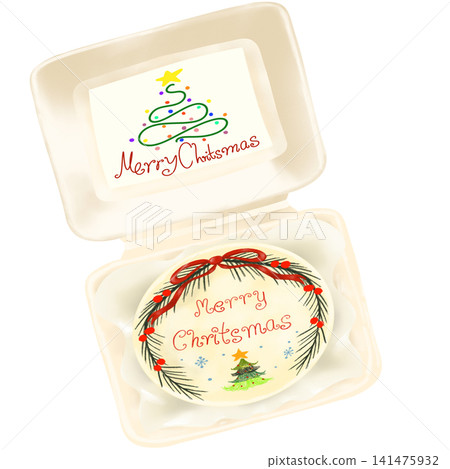 Cute_Minimal_Christmas_Cake_Box_Clipart.png 141475932