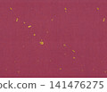 Purple Japanese paper background material with scattered gold leaf. 141476275