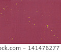 Purple Japanese paper background material with scattered gold leaf. 141476277