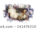 Abstract watercolor pattern 141476310