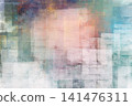 Abstract watercolor pattern 141476311