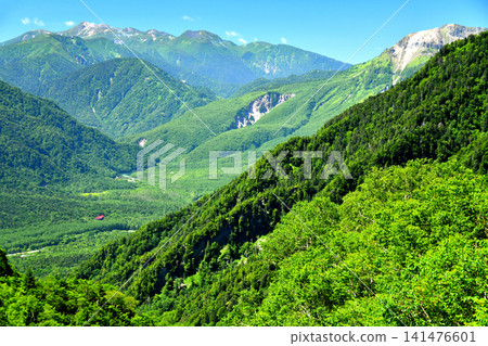 View of Mt. Norikura and Mt. Yake from Gakusawa [July 2026] 141476601