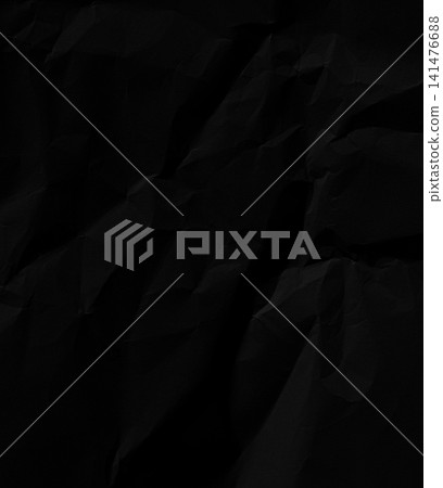 Black background abstract crumpled paper dark grey cardboard wall grunge rough scrapbook space document card finance business broken heart concept, backdrop sheet wrinkle crinkled letter wallpaper. Black background abstract crumpled paper dark grey cardboard wall grunge rough scrapbook space document card finance business broken heart concept, backdrop sheet wrinkle crinkled letter wallpaper. 141476688