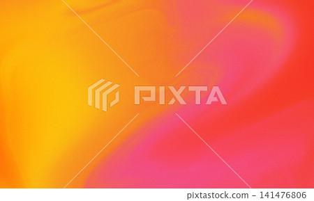 Abstract Yellow Orange and Pink Gradient Background with Grainy Diagonal Texture Abstract Yellow Orange and Pink Gradient Background with Grainy Diagonal Texture 141476806