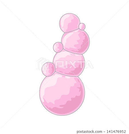 Illustration of Bubble Stack Illustration of Bubble Stack 141476952