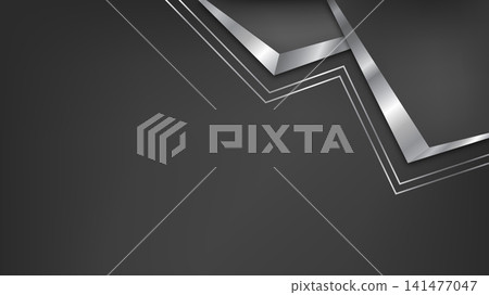 Luxury Grey Silver Abstract Background with Elegant Zigzag Line Luxury Grey Silver Abstract Background with Elegant Zigzag Line 141477047