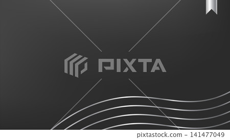 Luxury Grey Silver Abstract Background with Elegant Wave Lines Luxury Grey Silver Abstract Background with Elegant Wave Lines 141477049
