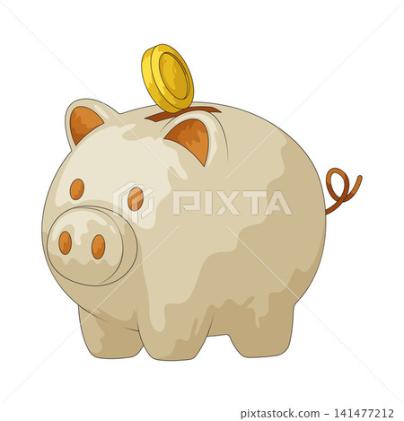 Illustration of Piggy Bank Illustration of Piggy Bank 141477212