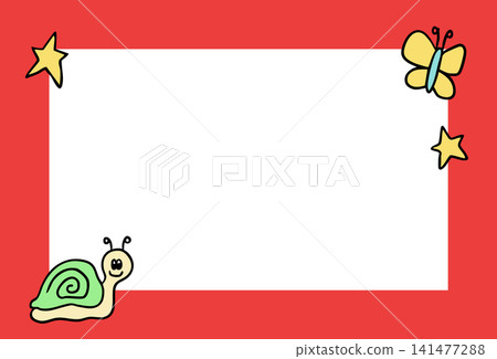 Red frame with butterfly, snail, stars for polaroid frame, social media, poster, postcard, rectangle ad template, book cover, sticky note, banner, notepads, floral, name tag, paper, nature, garden Red frame with butterfly, snail, stars for polaroid frame, social media, poster, postcard, rectangle ad template, book cover, sticky note, banner, notepads, floral, name tag, paper, nature, garden 141477288