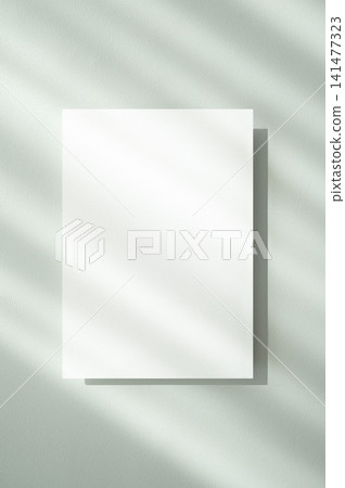 Shadow and business card mockup 141477323