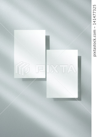 Shadow and business card mockup 141477325