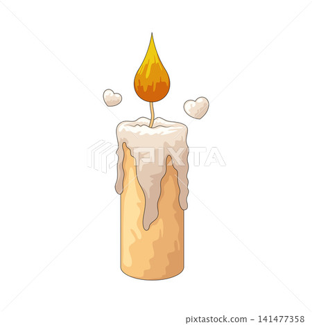 Illustration of Candle Light Illustration of Candle Light 141477358