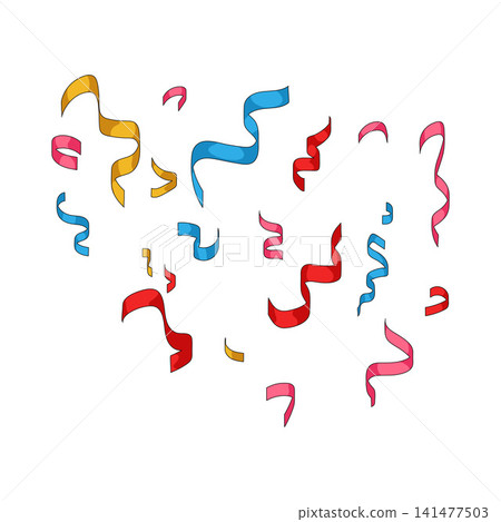 Illustration of Confetti Illustration of Confetti 141477503