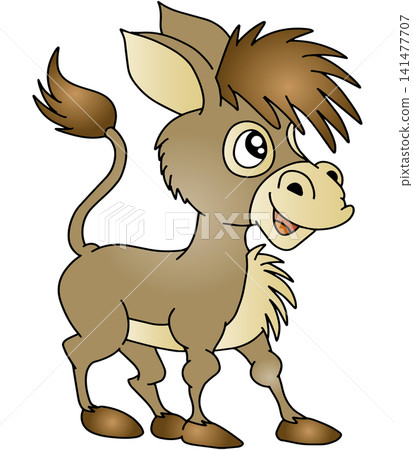 Hand-drawn animal illustration ☆ Donkey Hand-drawn animal illustration ☆ Donkey 141477707
