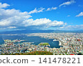 Hokkaido Autumn blue sky Scenery from Hakodate 141478221