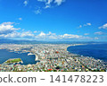 Hokkaido Autumn blue sky Scenery from Hakodate 141478223